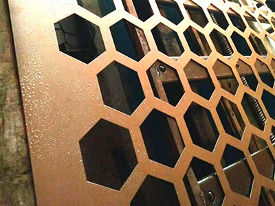 六角沖孔板